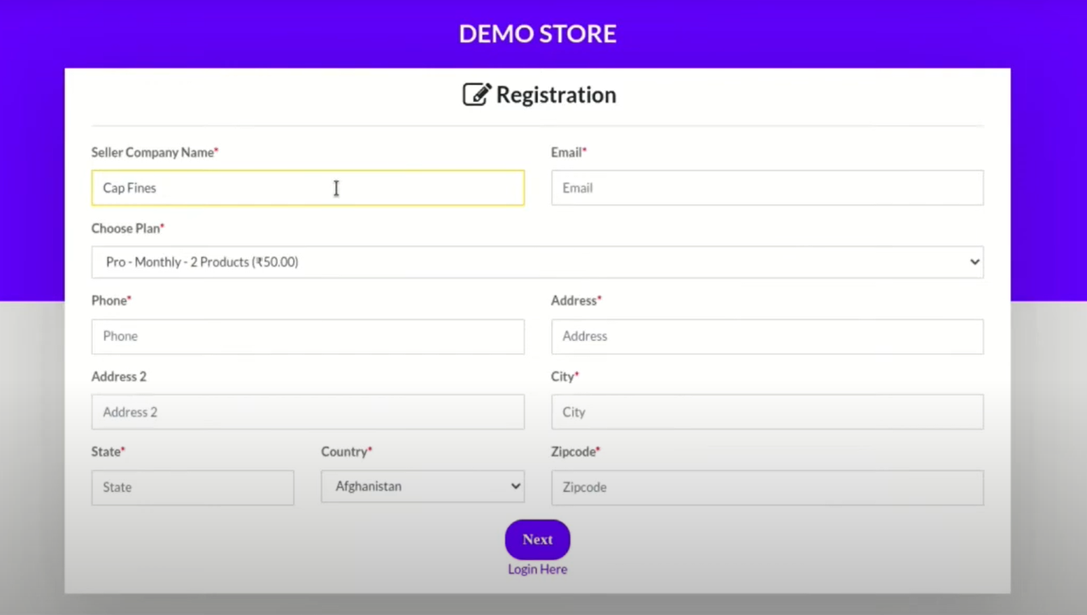BigCommerce Multi Vendor Marketplace App by Webkul Sign Up